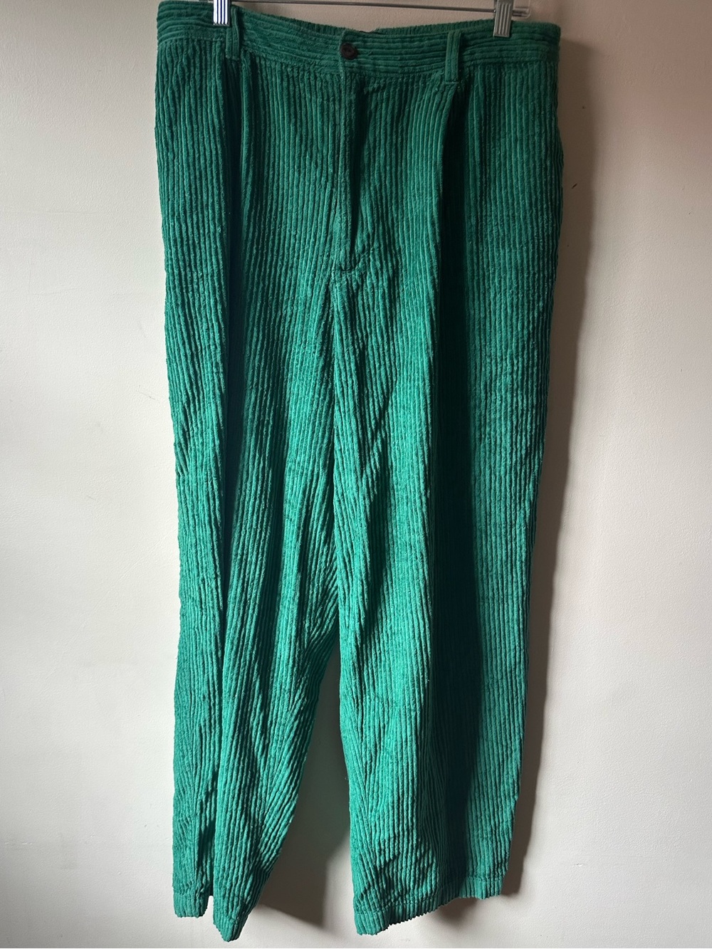 Urban Outfitters Oversized Kelly Green Wide Leg Corduroy Pant